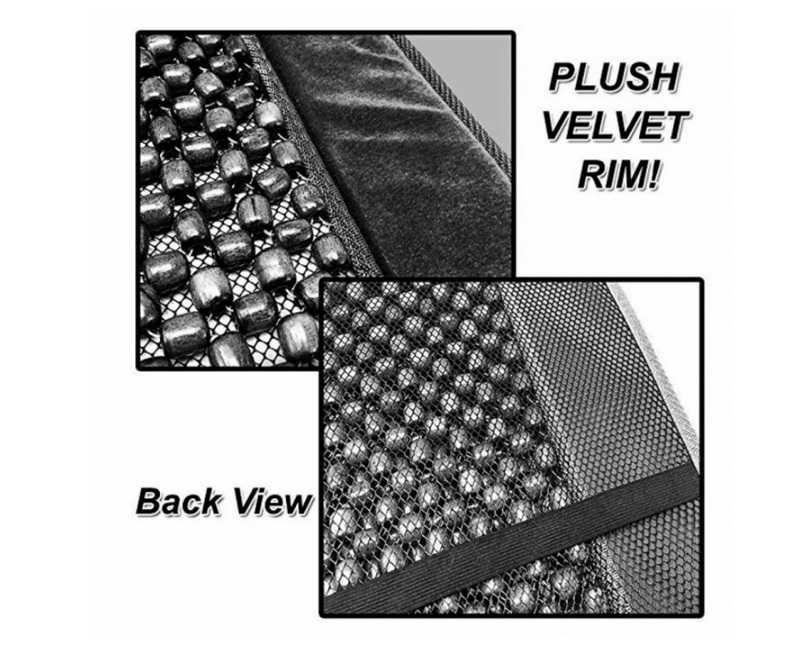 Масажор за седалка с топчета и плюш, 1бр