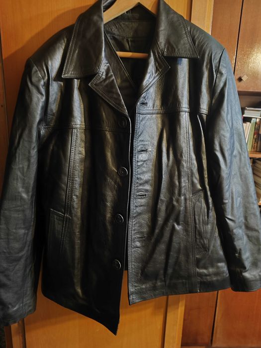 Кожено яке с елек