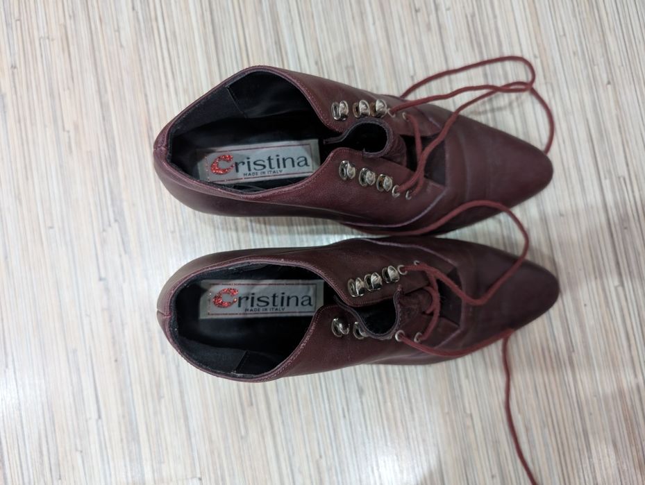 Ghete piele naturala marime 36