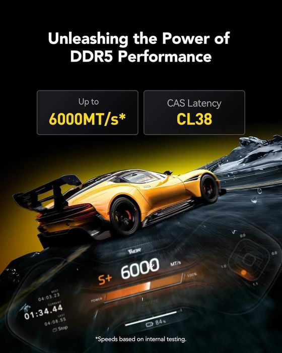 Памет 2x16GB Lexar® THOR RGB DDR5 6000MHz LD5U16G60C38LG-RGD