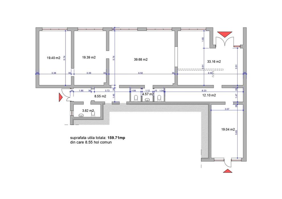 Spatiu comercial | De Închiriat | Bld. Dimitrie Cantemir, Oradea