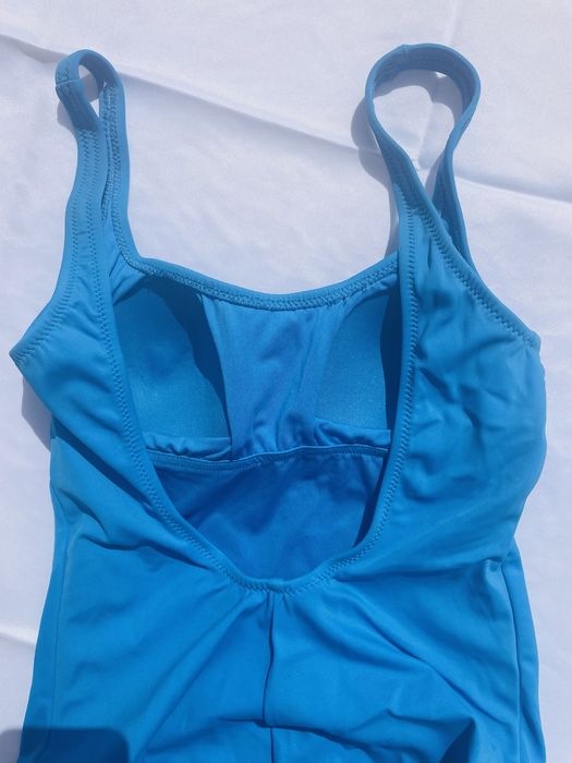 Costum de baie intreg simplu albastru Marime XS/34