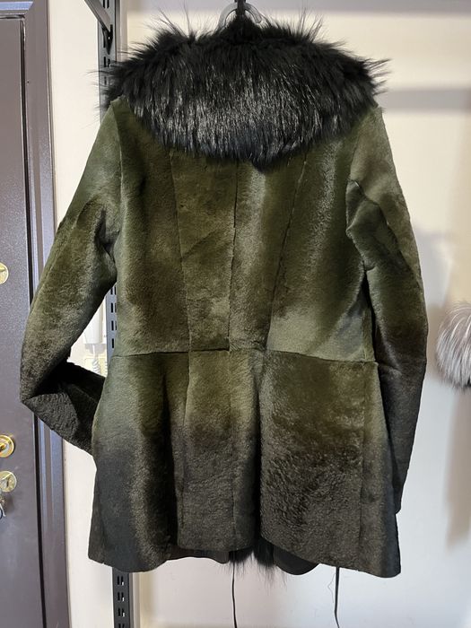 Палто естествен косъм