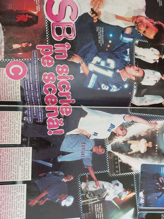 Revista Bravo Romania anii 90 cu Nick Carter coperta nr 3 1998