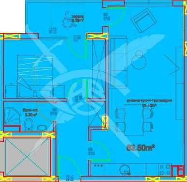 Двустаен - Меден Рудник