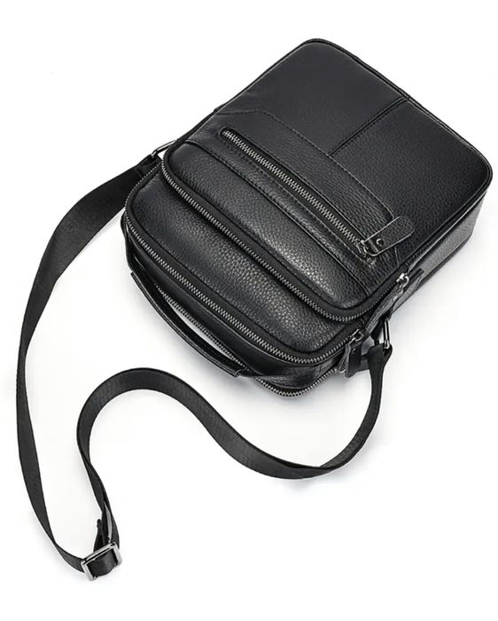 Мъжка работна кожена чанта/Голяма, красива и елегантна -20% Промоциия!