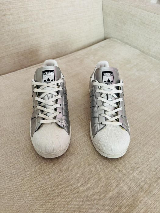 Дамски маратотки Adidas Superstar Silver Metalic / FTW