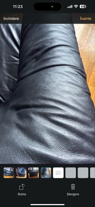 Canapea de piele natirala