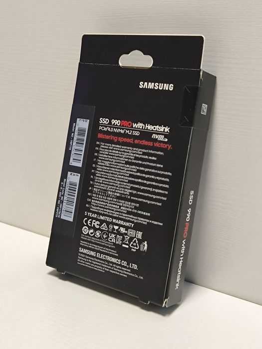 Samsung 990 PRO Heatsink 1 TB M.2 PCIe 4.0 NVMe SSD диск