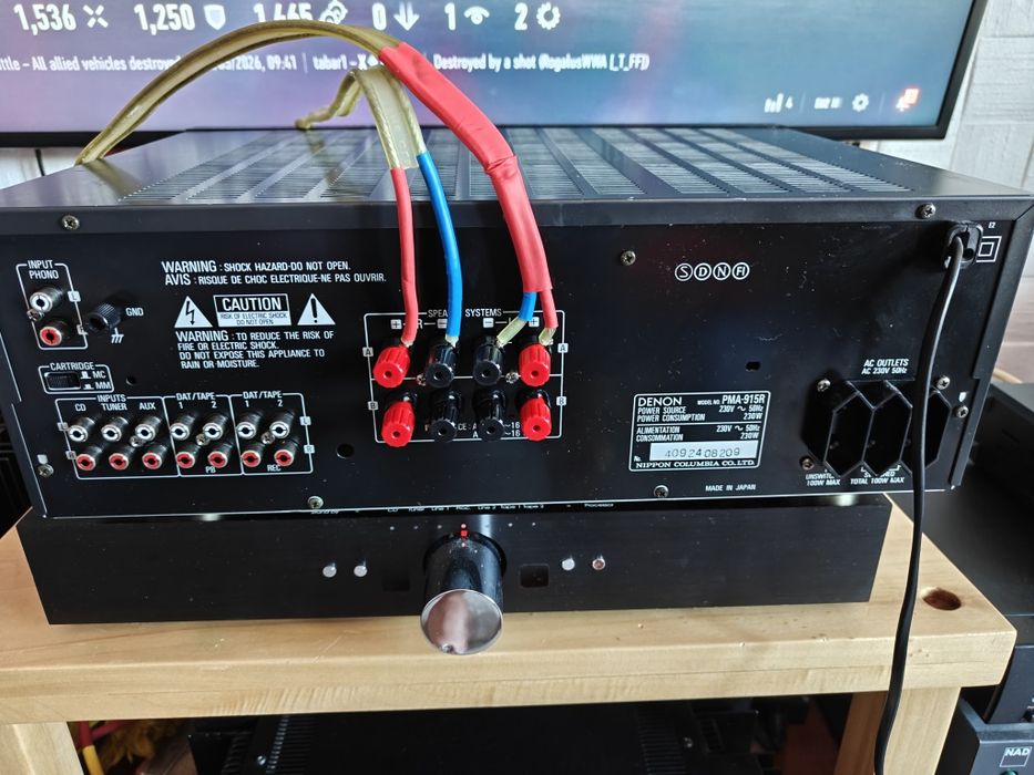 Denon pma 915r amplificator audio, statie  ,sunet bun