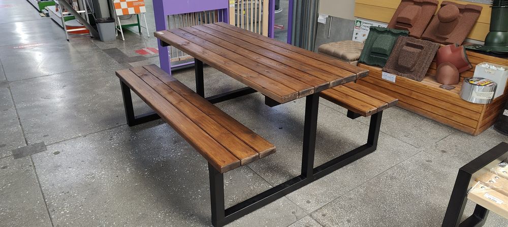 Стол скамья садовые