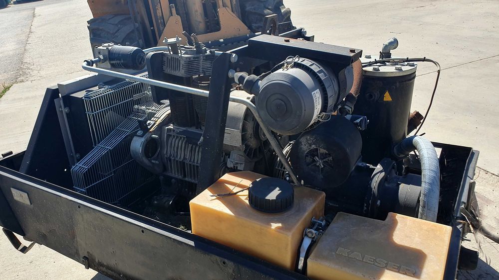 Piese motocompresor Kaeser M32, 7 bari, motor diesel Lombardini