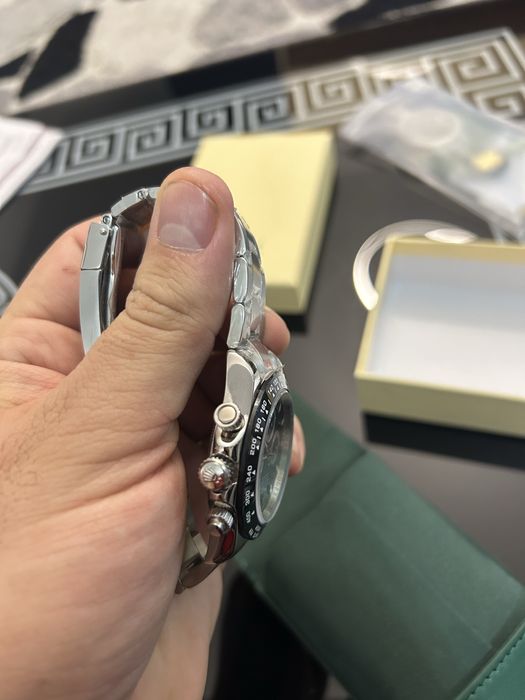 Ceas cronograf premium, design sport elegant, brățară metalică