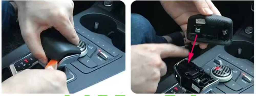 Капаче за скоростния лост за Ауди А4 А5 Audi A4 B9 A5 Q7 Q5 кожа