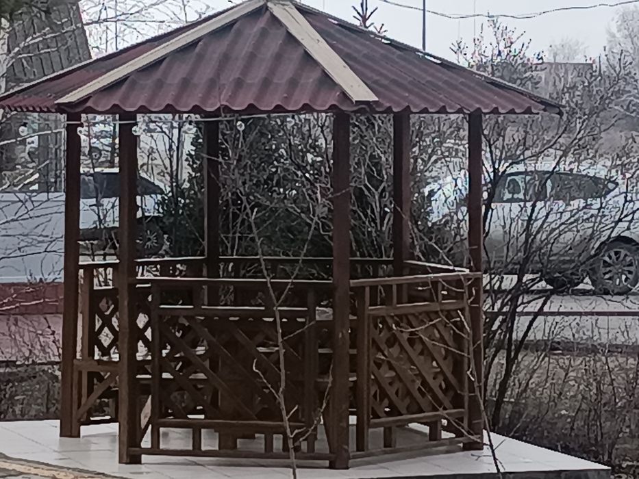 Беседка деревянная