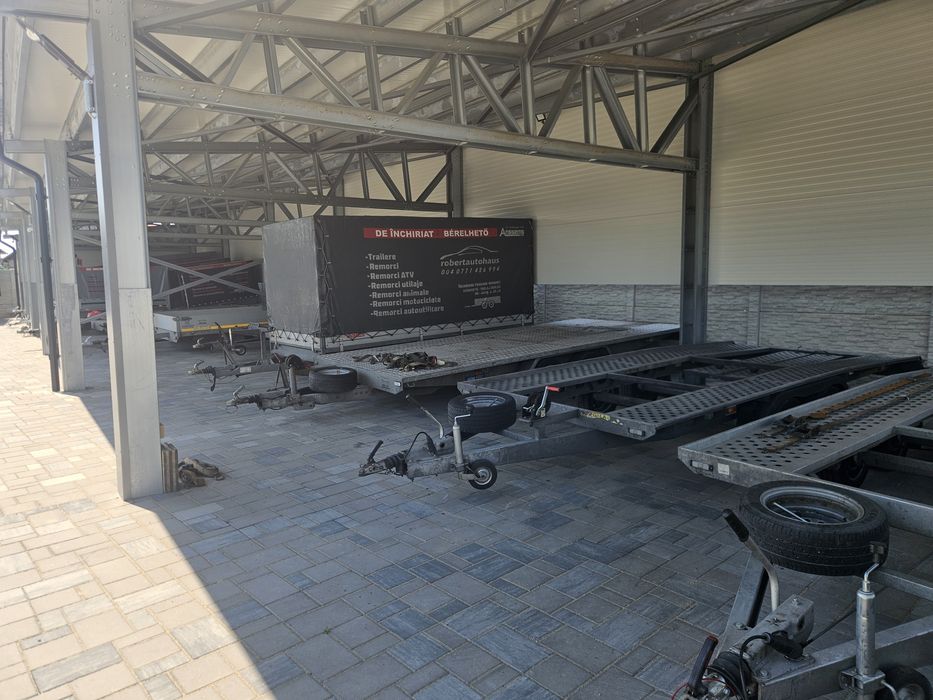 Inchiriez trailere, remorci,toate dimensiunile, modele 2025