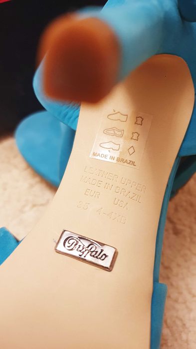 Sandale Buffalo din piele,mărimea 35