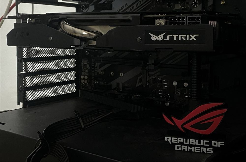 asus ROG Strix gtx 980 samsung. Видеокарта