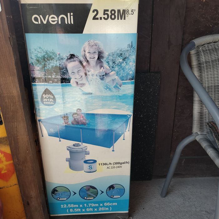Piscină avenli, folosită