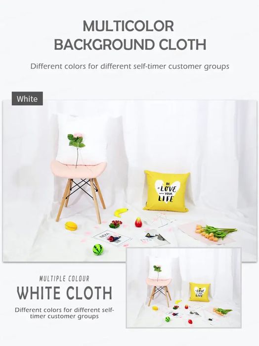 Фотографски фон. Бял фон. 3 х 6 метра. фонова система. видео. Софтбокс