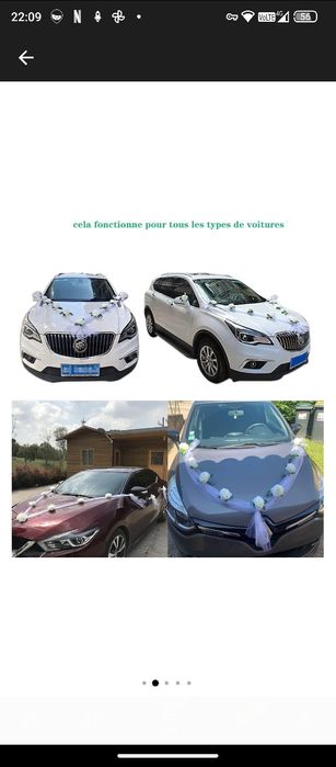 Aranjament floral pentru mașină