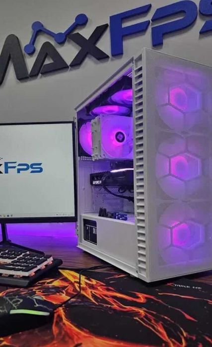 Геймърски компютър! Ryzen 5 5500, 16GB RAM, 600W, RTX 3060ti,Гаранция!