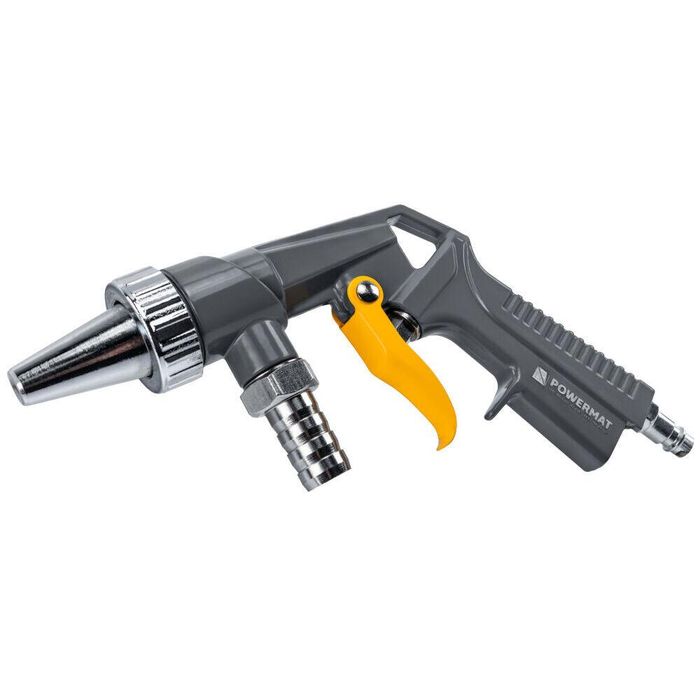 Pistol pneumatic pentru sablare cu furtun, 1 m, duza 6 mm, Powermat