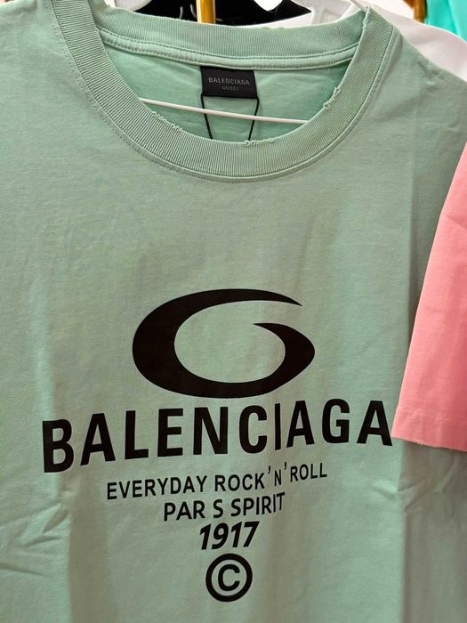Tricou Balenciaga verde marimea L