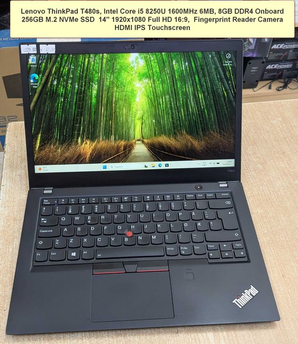 13 вида Бизнес лаптопи HP / Dell / Lenovo / Fujitsu – i5 / Ryzen, SSD, IPS + гаранция и фактура