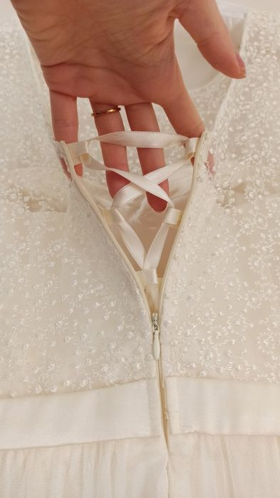 Булчинска рокля като нова и воал