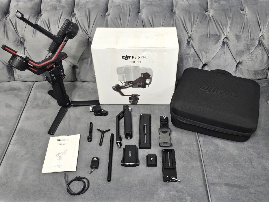 Stabilizator DJI RONIN RS 3 pro combo, full box, carbon, video dslr