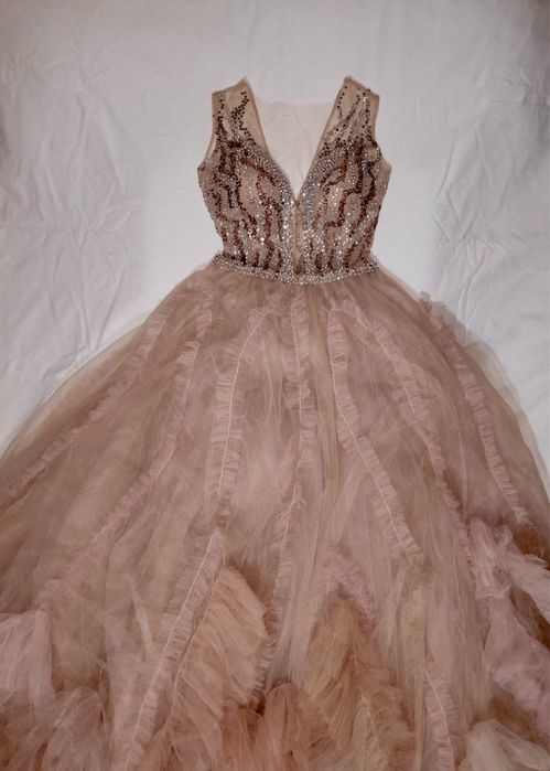 РАДИЧЕВ ELECTRA бутикова Абитуриентска /вечерна рокля размер XS