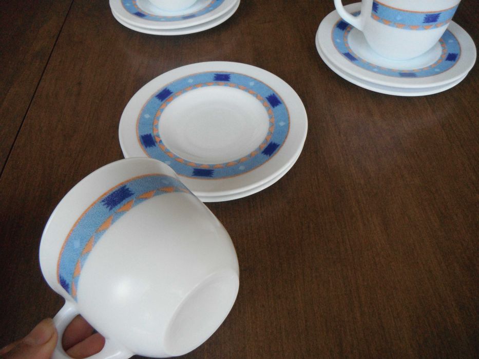 Сервиз за кафе, аркопал - 6 броя, НОВ