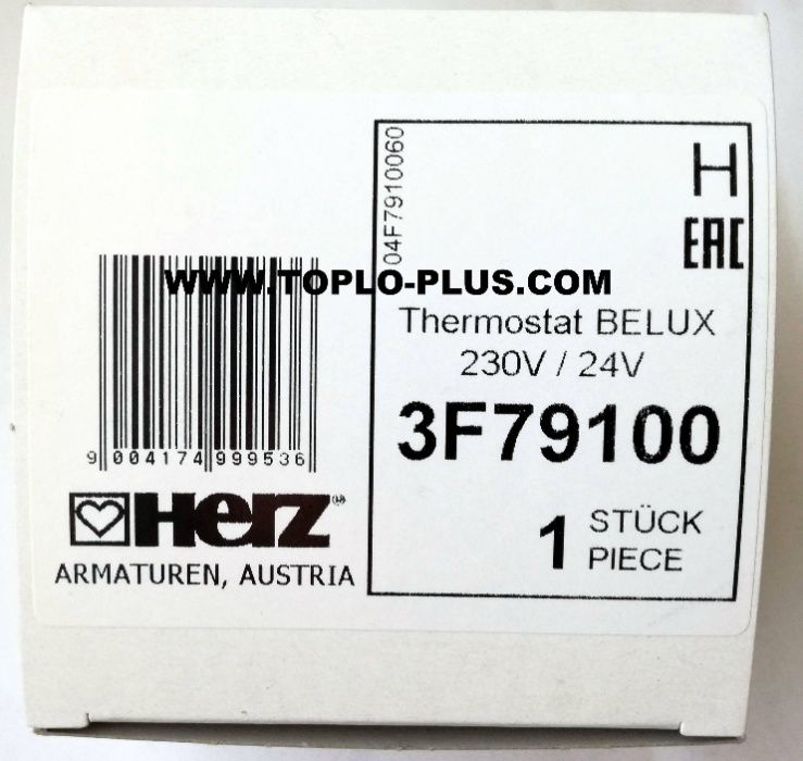 Herz Механичен стаен термостат