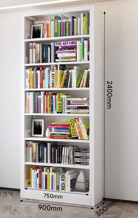 Многоуровневая стальная книжная полка для библиотеки