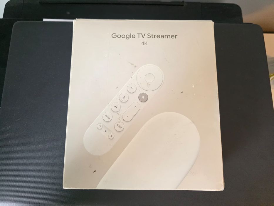Google TV Streamer 4k White Impecabil Garanție FullBox Folosit Ocazional