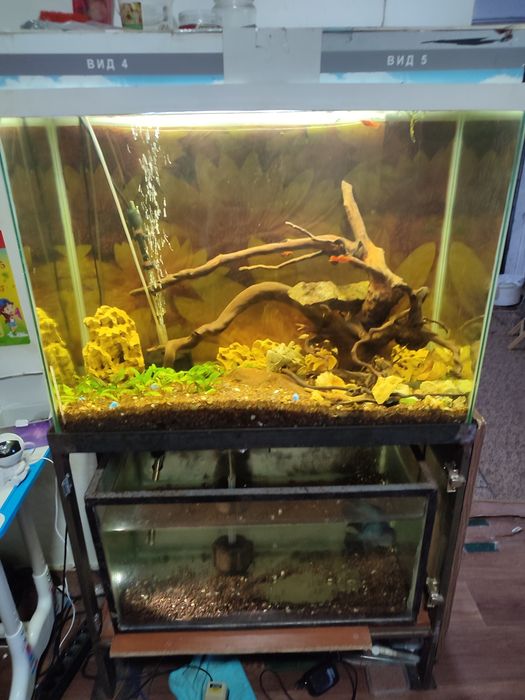 Продам аквариум 200 л с подставкой