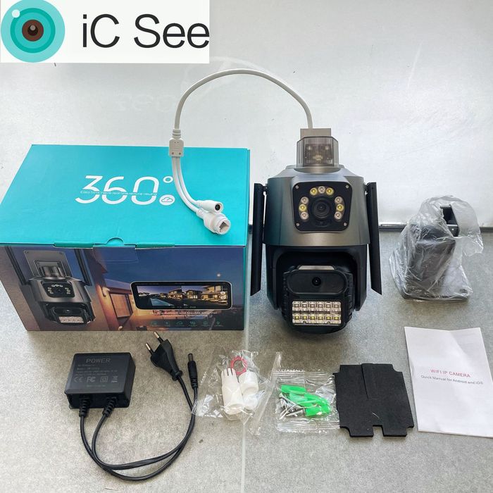 Video kuzatuv kamera 360°  4Gva Wifi