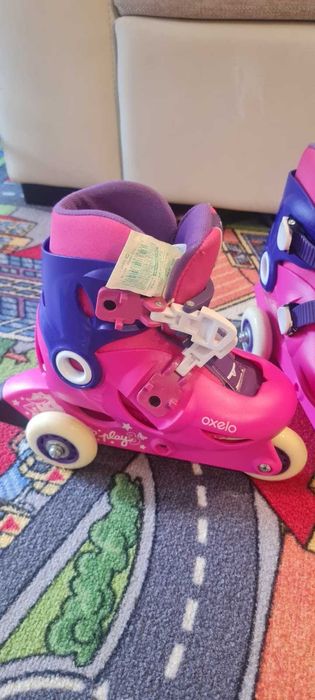 Role Fetita Roz, 2 moduri roti, marime 26-28