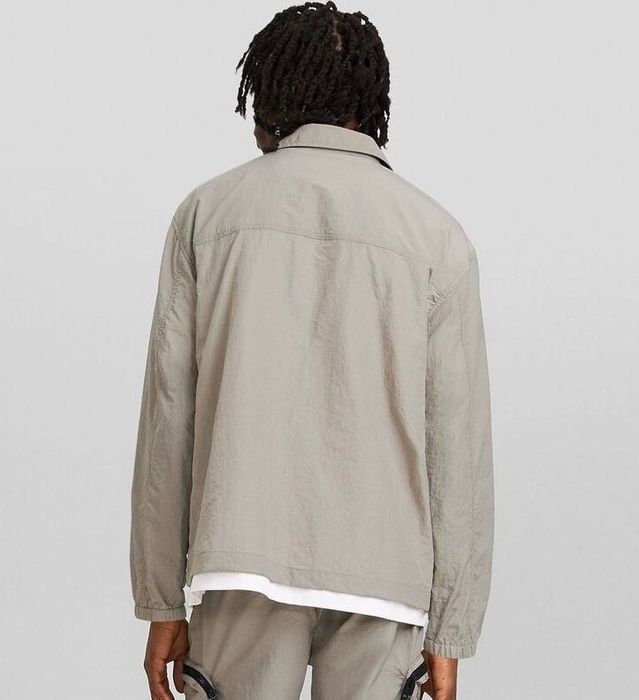 Bershka Utility Jacket Beige/Taupe