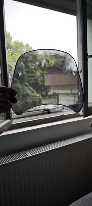 Parbriz deflector vânt moto