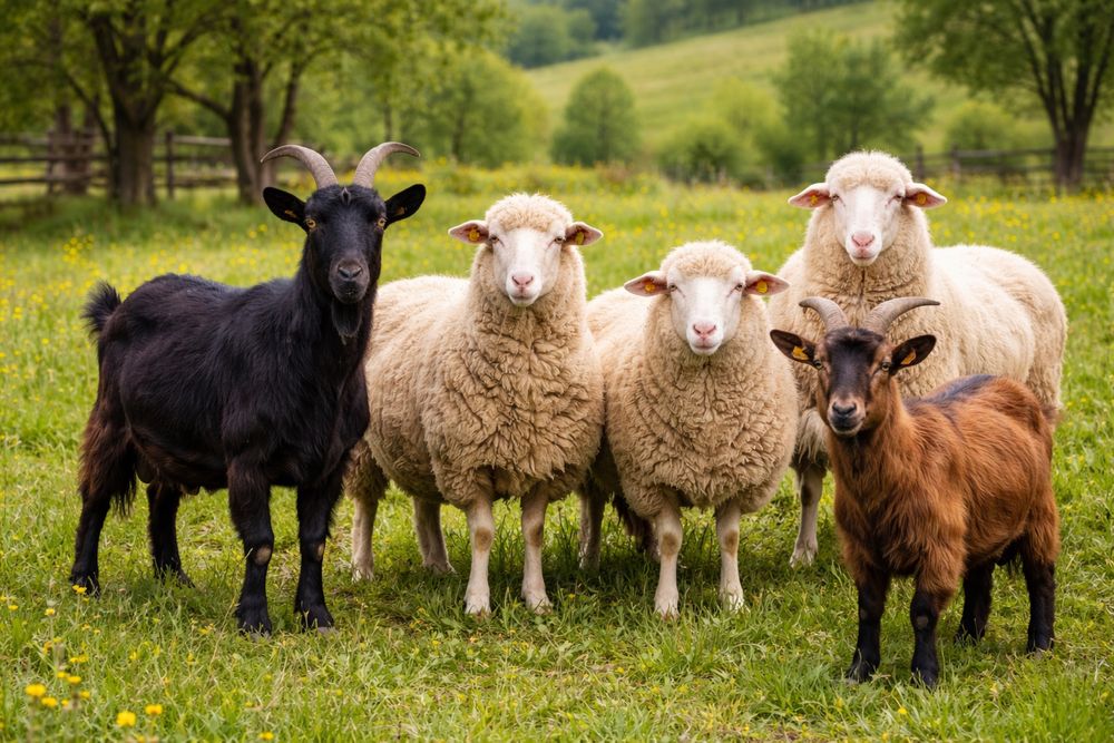 Vand 5 oi si 2 capre !