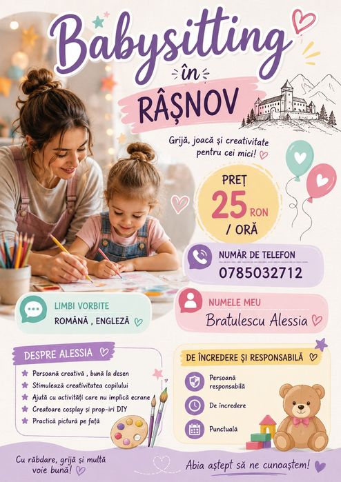 Servicii babysitting