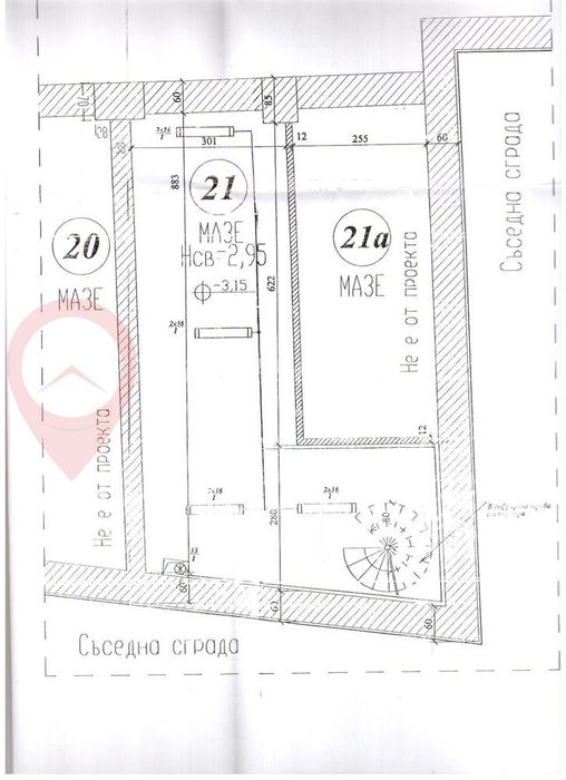 Магазин в София-Център площ 80 цена 380