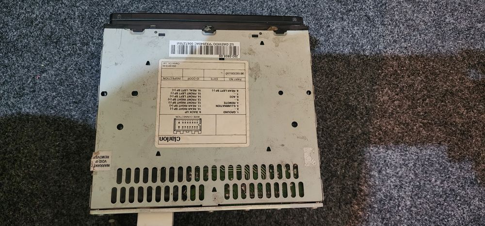 Нексия 1 радной  qlarion автомагнитола