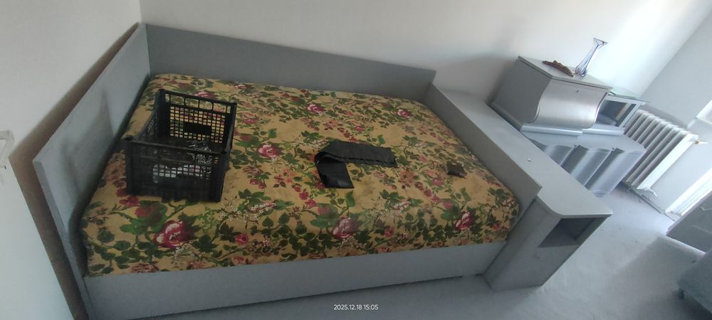 Pat 120/200 cm cu saltea