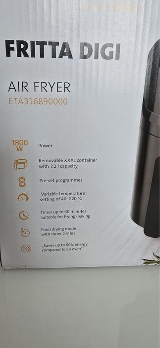 ETA  Air Fryer фритюрник с горещ въздух