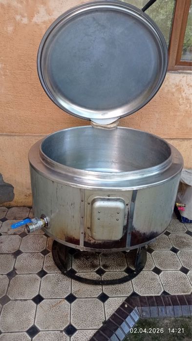 Qozon 160 l  sotiladi nerjavikali sut qozoni