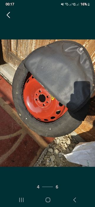 Roata rezerva slim 4x100 remorca rulota