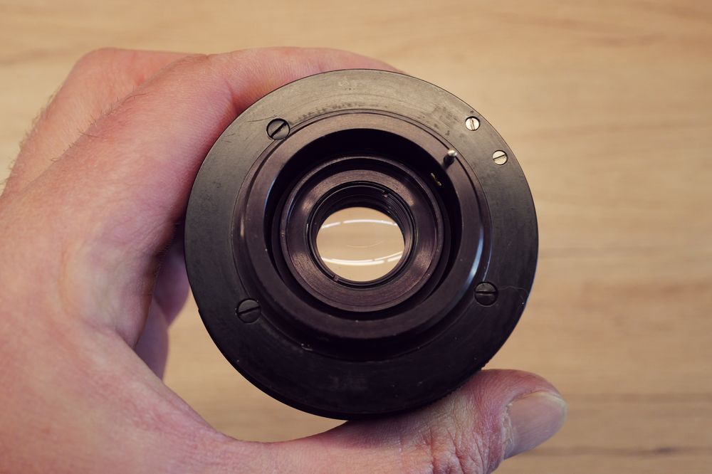 Camera Obiectiv Carl Zeiss Tessar 50mm F2.8 T Aus Jena DDR montura M42